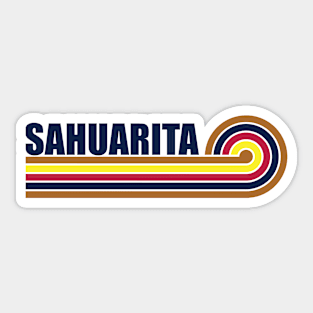 Sahuarita Arizona horizontal sunset Sticker